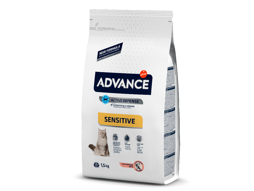 Advance Cat Adult Sensitive с лососем и рисом Advance