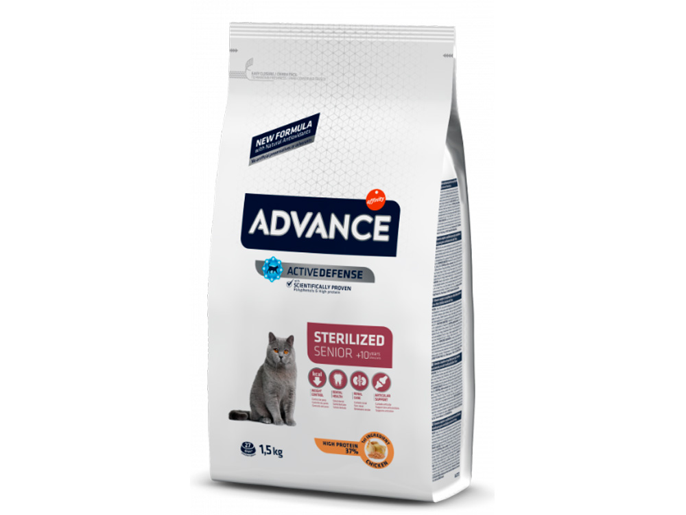 Advance Cat Senior Sterilized с курицей Advance
