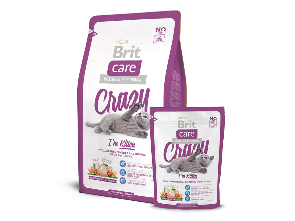 Brit Care Cat Crazy I'm Kitten Brit