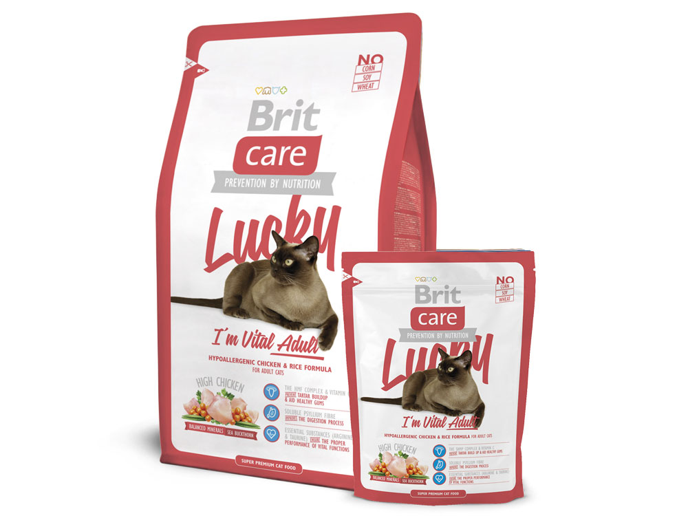 Brit Care Cat Lucky I'm Vital Adult Brit