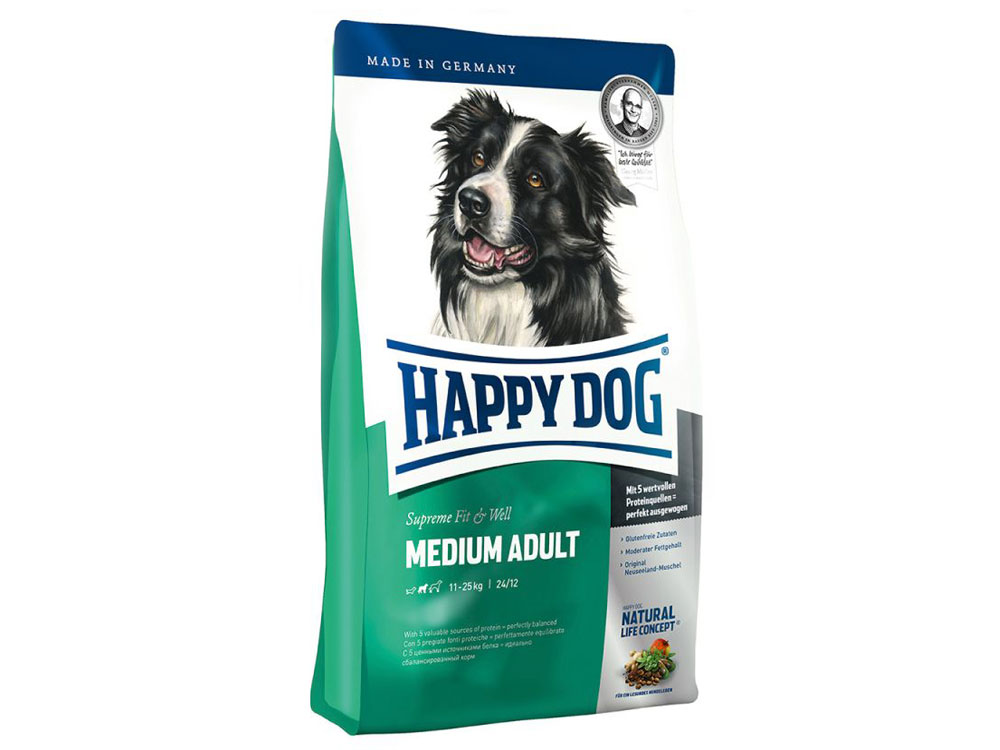 Happy Dog Supreme Fit & Well Adult Medium Happy Dog