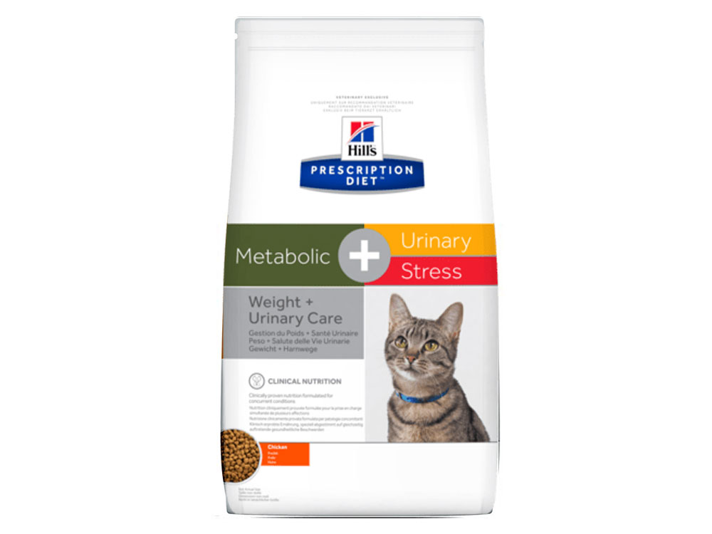 Hill's Prescription Diet Metabolic + Urinary Stress Feline Hills