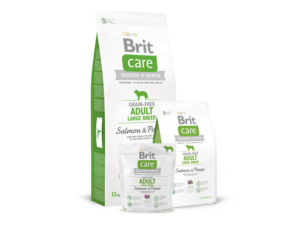 Brit Care Grain-free Adult Large Breed Salmon & Potato Brit