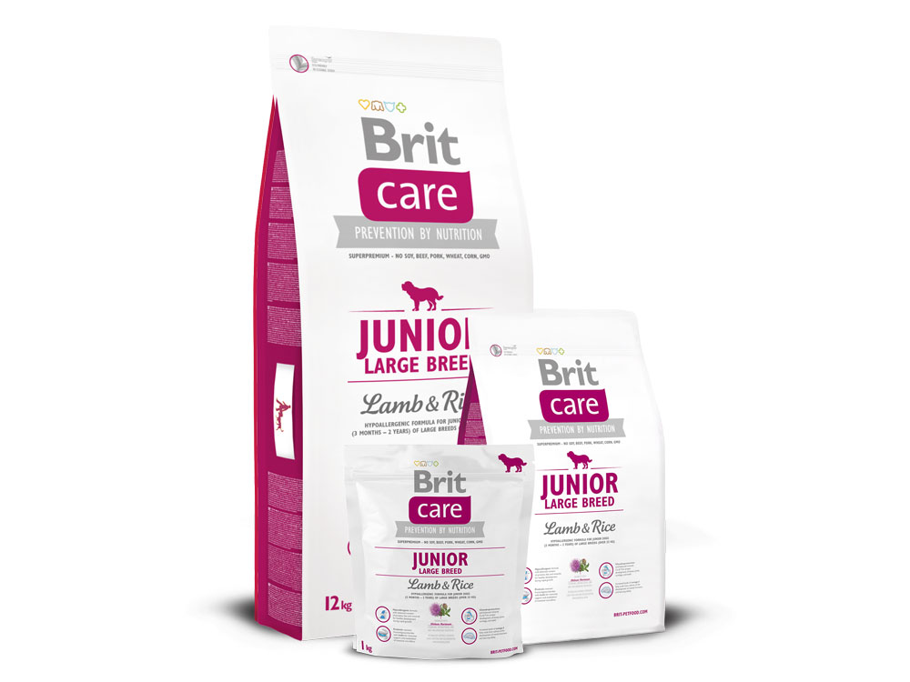 Brit Care Junior Large Breed Lamb & Rice Brit