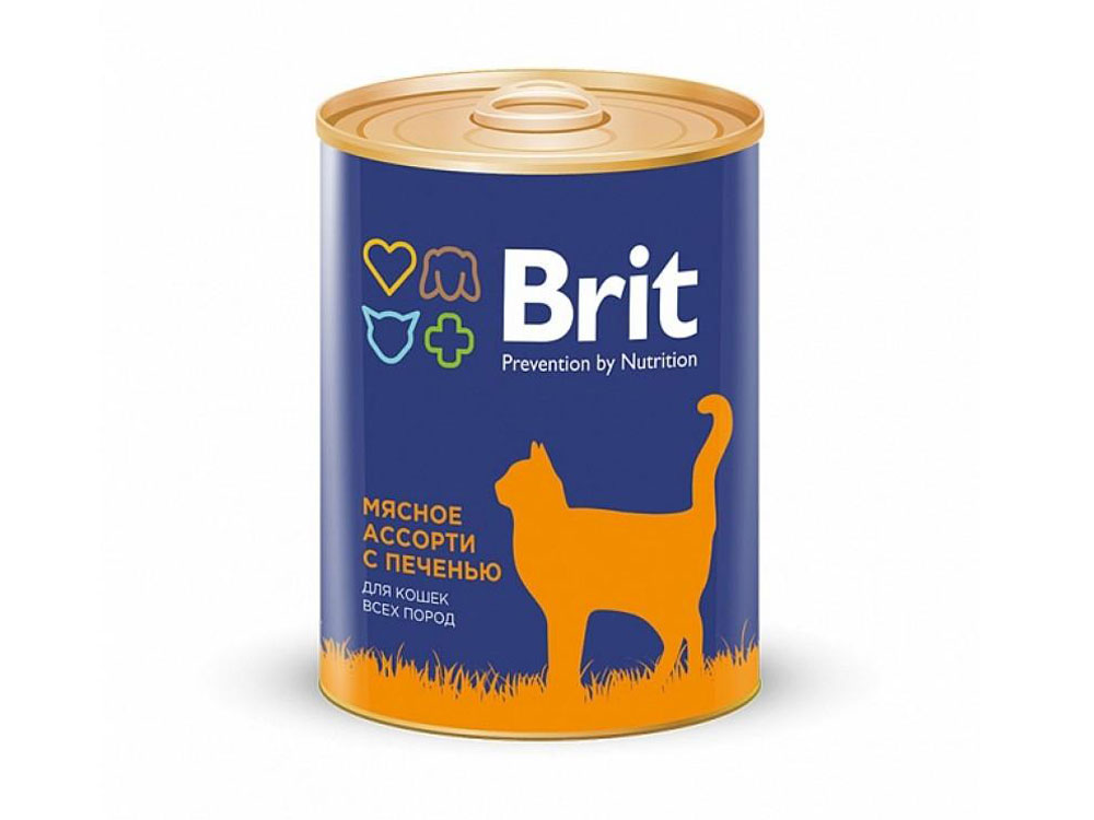 Brit Premium Мясное ассорти с печенью Brit