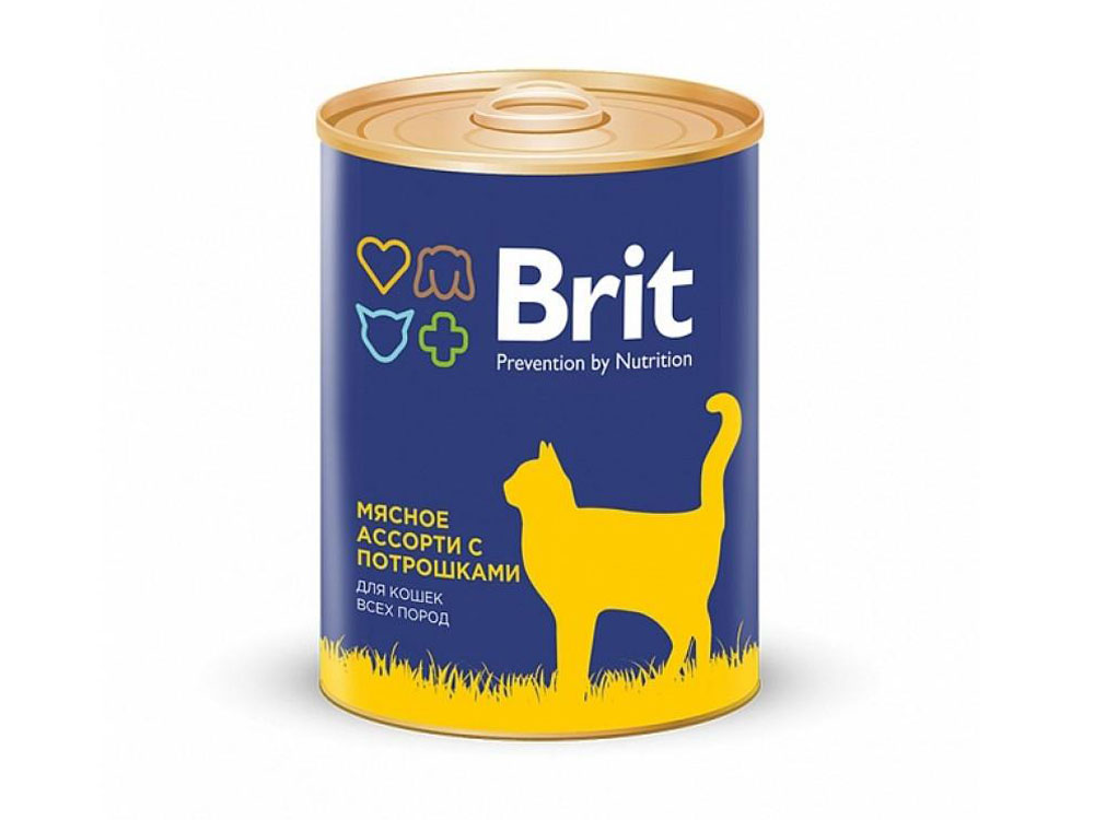 Brit Premium Мясное ассорти с потрошками Brit