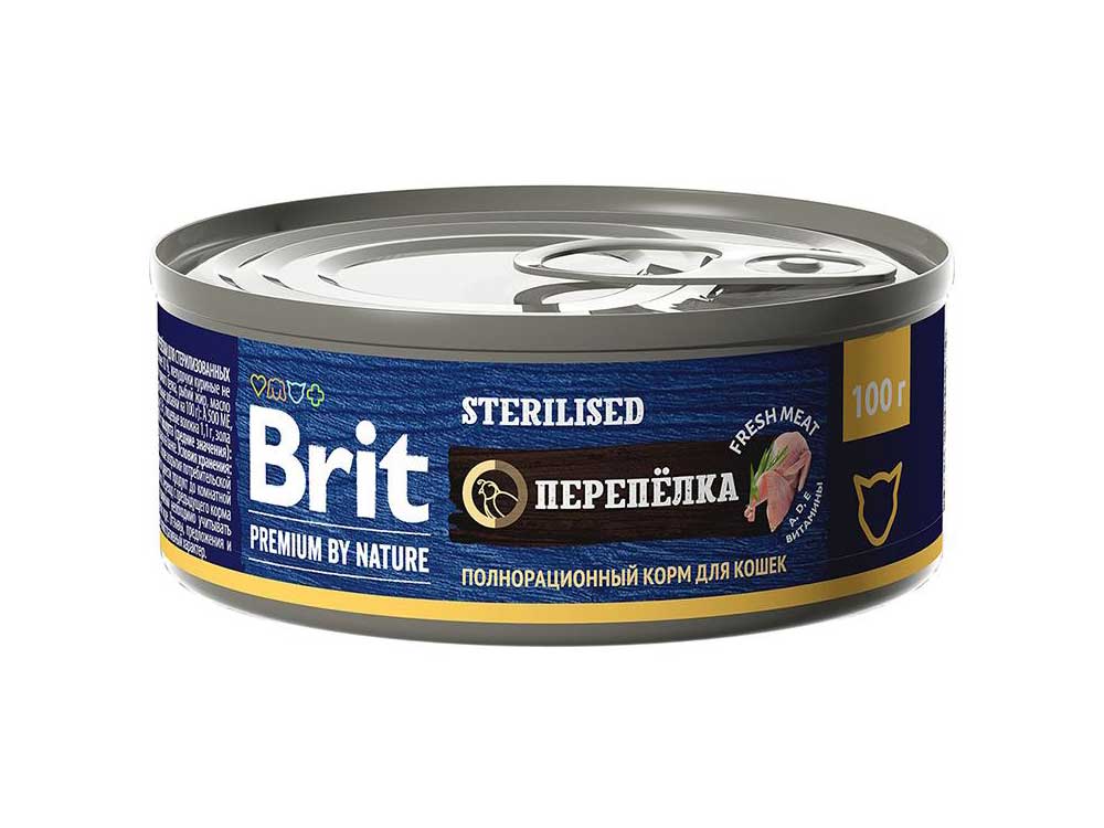 Brit Premium by Nature Sterilised (Перепелка) Brit