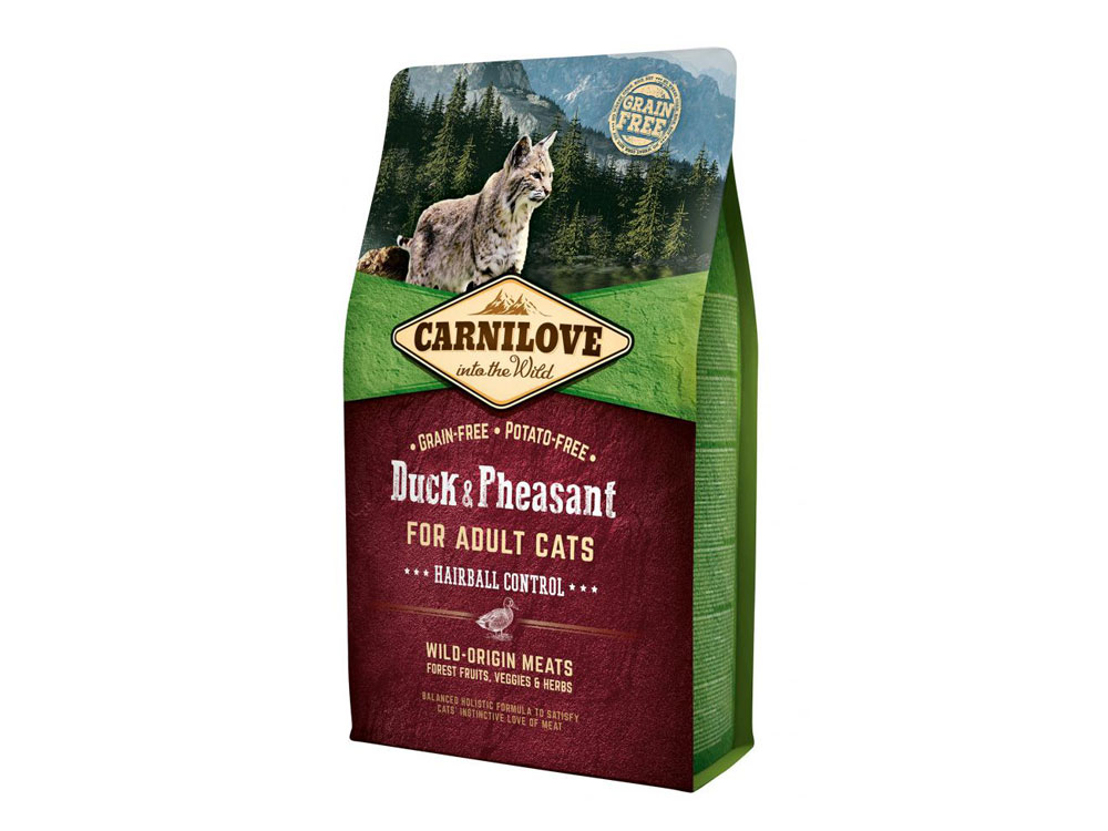 Carnilove Duck&Pheasant Adult Cats Hairball Control Carnilove