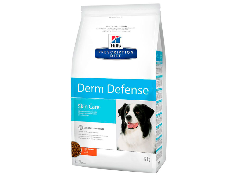 Купить корм для собак d d. Хиллс дерм дефенс для собак. Корм для собак Derm Defense. Корм Hills Derm Defense для собак. Хиллс дерм комплит корм для собак.