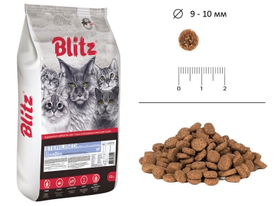 BLITZ Cat Adult Turkey Sterilised All Breeds Sensitive