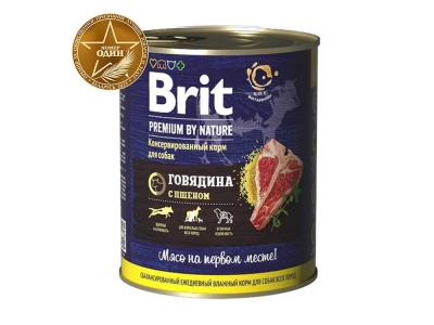 Brit Premium Dog (Говядина с пшеном)