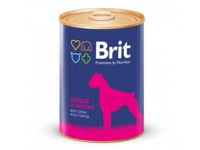 Brit Premium HEART&LIVER - сердце и печень 850г