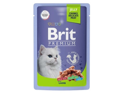Brit Premium Пауч (Ягненок в желе) 14 шт