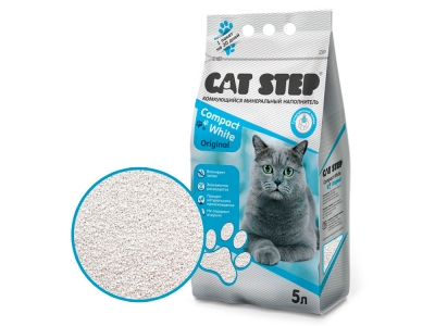 Минеральный наполнитель CAT STEP Compact White Original