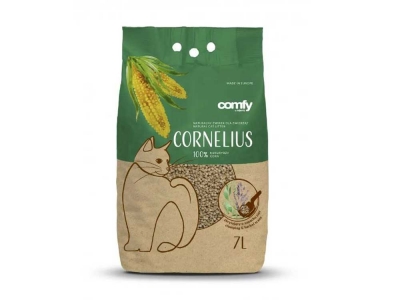Комкующийся кукурузный наполнитель Cornelius с ароматом трав