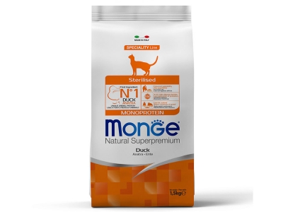 Monge Cat Speciality Line Monoprotein Sterilised утка