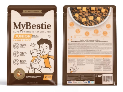 MyBestie Junior Ягненок с рисом