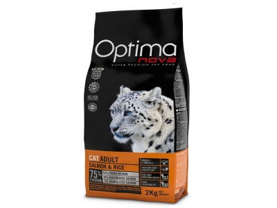 Optima Nova Adult Cat лосось и рис