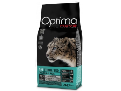 Optima Nova Adult Cat Sterilised курица с рисом