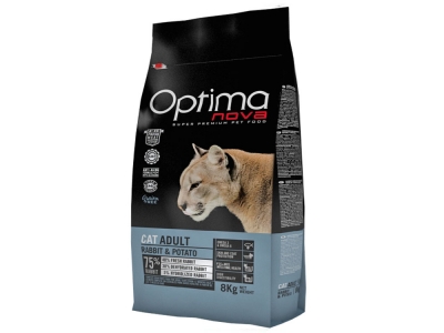 Optima Nova Cat Adult кролик с картофелем