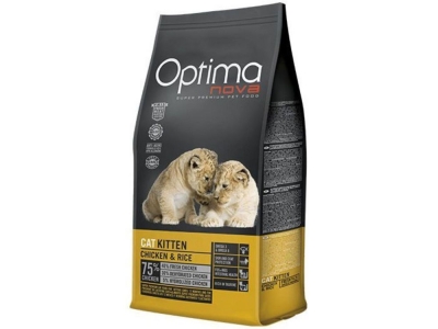 Optimanova Kitten курица с рисом
