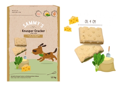 Лакомство Sammy's Хрустящие крекеры 1кг