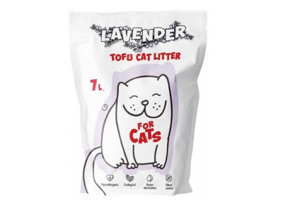 Соевый наполнитель FOR CATS Tofu Lavender 7л