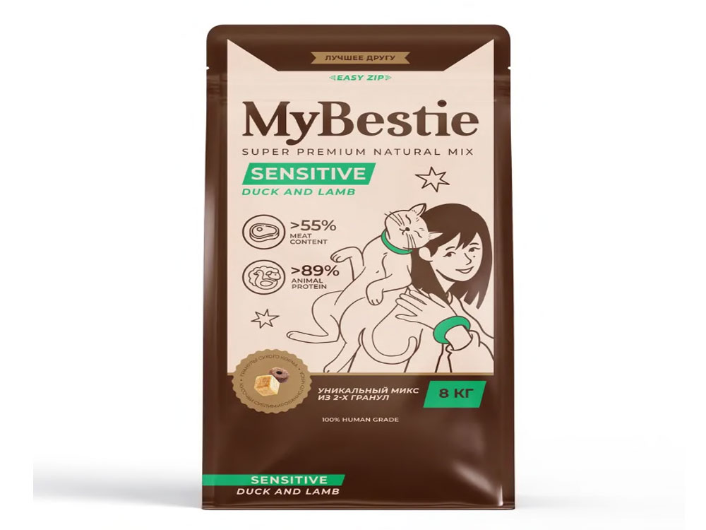 MyBestie Sensetive утка с ягненком MyBestie