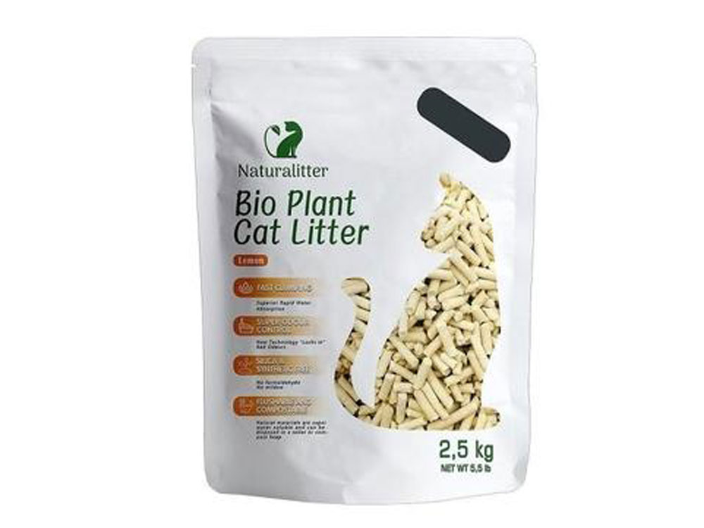 Naturalitter Bio Plant Cat Litter Лимон Zoo Brand