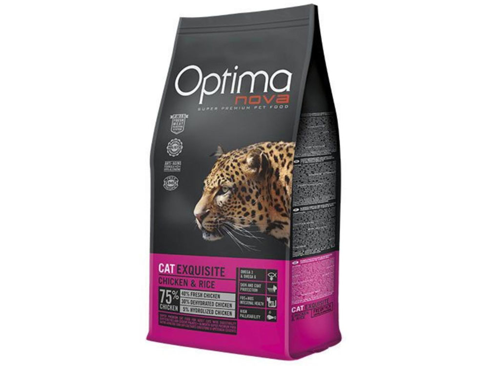 Optima Nova Cat Adult Exquisite курица с рисом Optima Nova
