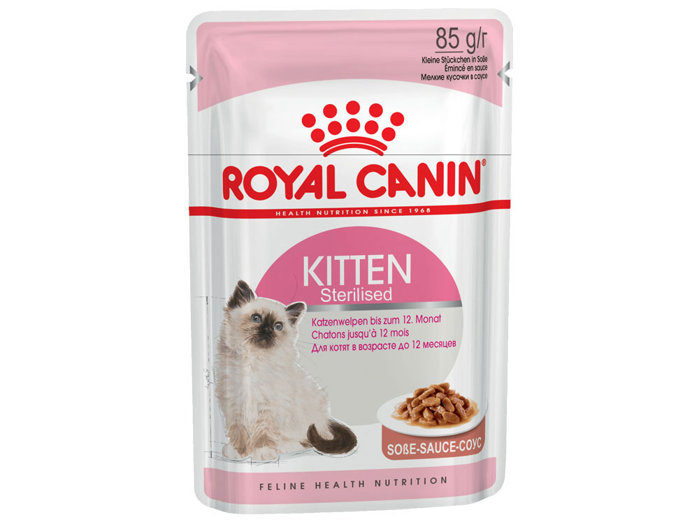 Royal Canin Kitten Instinctive Sterilised в соусе Royal Canin 