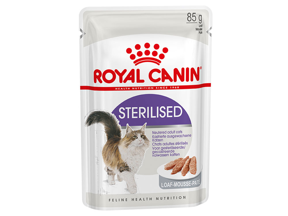 Royal Canin Sterilised в паштете Royal Canin 