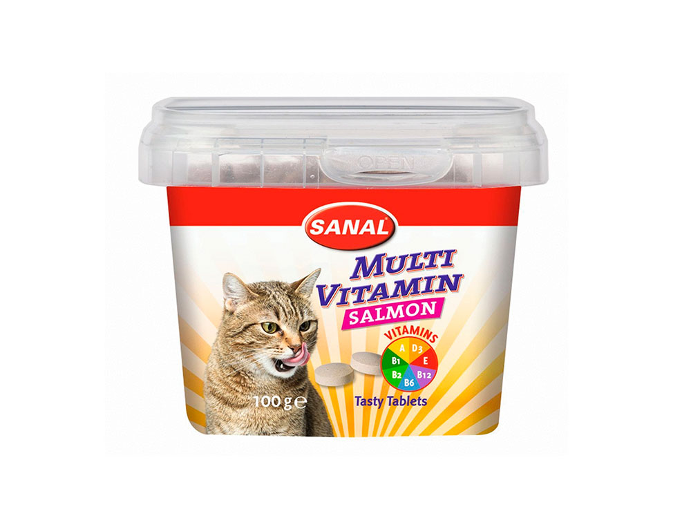 Sanal для кошек Multi Vitamin с лососем 100г Trixie