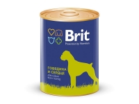Brit Premium BEEF&HEARТ - говядина и сердце 850г Brit