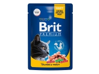 Brit Premium Cat Pouches (Лосось, форель) 14 шт Brit