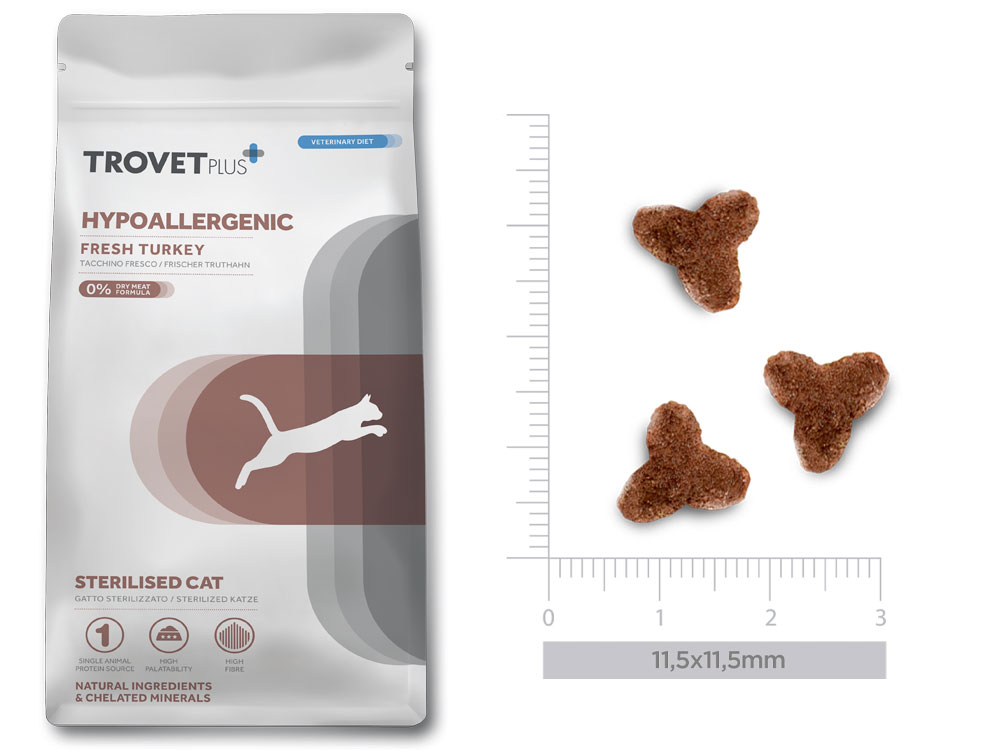 Trovet Plus Sterilised CAT Hypoallergenic Fresh Turkey Trovet Plus