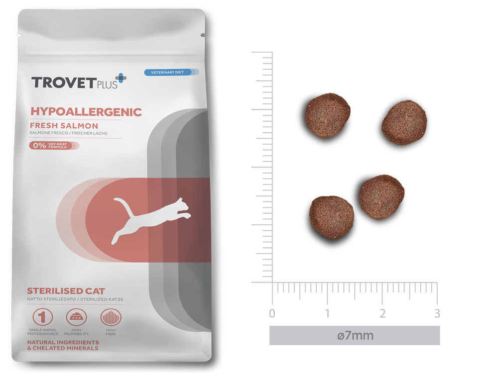 Trovet Plus Sterilised CAT Hypoallergenic Fresh Salmon Trovet Plus